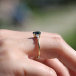 Load image into Gallery viewer, Spica London Blue Topaz Yüzük