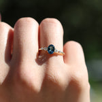 Load image into Gallery viewer, Spica London Blue Topaz Yüzük