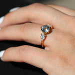 Load image into Gallery viewer, Monique Aquamarine Yüzük