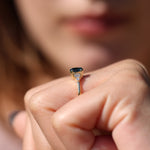 Load image into Gallery viewer, Hestia London Blue Topaz Yüzük