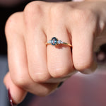 Load image into Gallery viewer, Hestia London Blue Topaz Yüzük