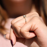 Load image into Gallery viewer, Bahaar 50 Yeşil Ametist Yüzük