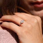 Load image into Gallery viewer, Bahaar 50 Yeşil Ametist Yüzük