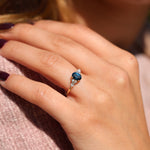 Load image into Gallery viewer, Europa 70 London Blue Topaz Yüzük