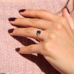 Load image into Gallery viewer, Europa 70 London Blue Topaz Yüzük