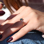 Load image into Gallery viewer, Jana London Blue Topaz Yüzük