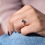 Load image into Gallery viewer, Jana London Blue Topaz Yüzük