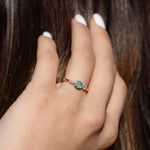 Load image into Gallery viewer, Europa Mini Opal Doublet Yüzük