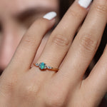 Load image into Gallery viewer, Europa Mini Opal Doublet Yüzük