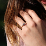 Load image into Gallery viewer, Hera London Blue Topaz Yüzük