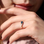 Load image into Gallery viewer, Hera London Blue Topaz Yüzük