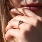 Load image into Gallery viewer, Hera London Blue Topaz Yüzük