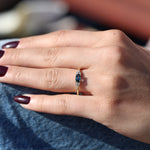 Load image into Gallery viewer, Hera London Blue Topaz Yüzük