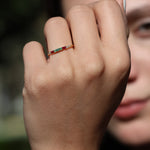 Load image into Gallery viewer, Trivia Tsavorite Yüzük