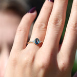 Load image into Gallery viewer, Delia London Blue Topaz Yüzük