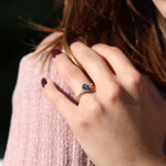 Load image into Gallery viewer, Delia London Blue Topaz Yüzük