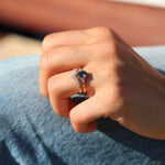 Load image into Gallery viewer, Delia London Blue Topaz Yüzük