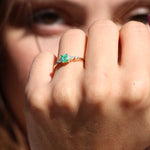 Load image into Gallery viewer, Kübra Zümrüt Yüzük