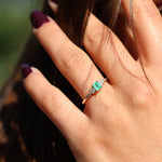 Load image into Gallery viewer, Kübra Zümrüt Yüzük