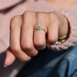 Load image into Gallery viewer, Kübra Zümrüt Yüzük