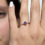 Load image into Gallery viewer, Fedora Tanzanite Yüzük