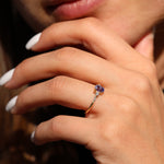 Load image into Gallery viewer, Fedora Tanzanite Yüzük