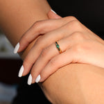 Load image into Gallery viewer, Diana Mini Zümrüt Yüzük