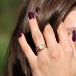 Load image into Gallery viewer, Burgu Desenli Pırlanta Yüzük