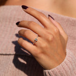 Load image into Gallery viewer, Saule Sky Blue Topaz Yüzük