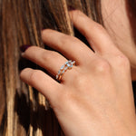 Load image into Gallery viewer, Saule Sky Blue Topaz Yüzük