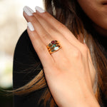 Load image into Gallery viewer, Diana Midi Tourmaline Yüzük