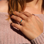 Load image into Gallery viewer, Diana Mini Opal Doublet Yüzük