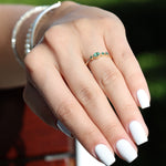 Load image into Gallery viewer, Flora Zümrüt Yüzük