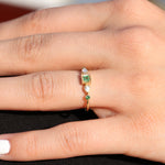 Load image into Gallery viewer, Ceres Zümrüt Yüzük