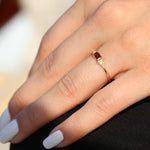 Load image into Gallery viewer, Marciana Garnet Yüzük