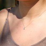 Load image into Gallery viewer, Hera Sky Blue Topaz Kolye