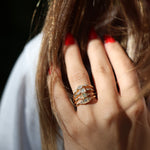 Load image into Gallery viewer, Potina Pırlanta Yüzük