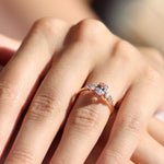 Load image into Gallery viewer, Melissa 70 Morganite Yüzük