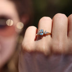 Load image into Gallery viewer, Love Aquamarine Yüzük