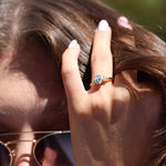 Load image into Gallery viewer, Love Aquamarine Yüzük