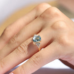 Load image into Gallery viewer, Cordelia Aquamarine Yüzük