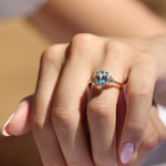 Load image into Gallery viewer, Cordelia Aquamarine Yüzük