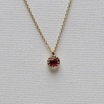 Load image into Gallery viewer, Poena 3mm Yakut Kolye