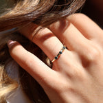 Load image into Gallery viewer, Eudora London Blue Topaz Yüzük