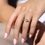 Load image into Gallery viewer, Hestia Grande Aquamarine Yüzük