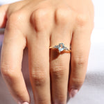 Load image into Gallery viewer, Hestia Grande Aquamarine Yüzük