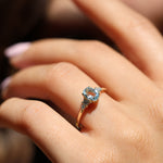 Load image into Gallery viewer, Hestia Grande Aquamarine Yüzük