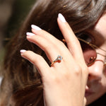 Load image into Gallery viewer, Hestia Grande Aquamarine Yüzük