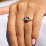 Load image into Gallery viewer, Spica Aquamarine Yüzük