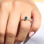 Load image into Gallery viewer, Carme London Blue Topaz Yüzük